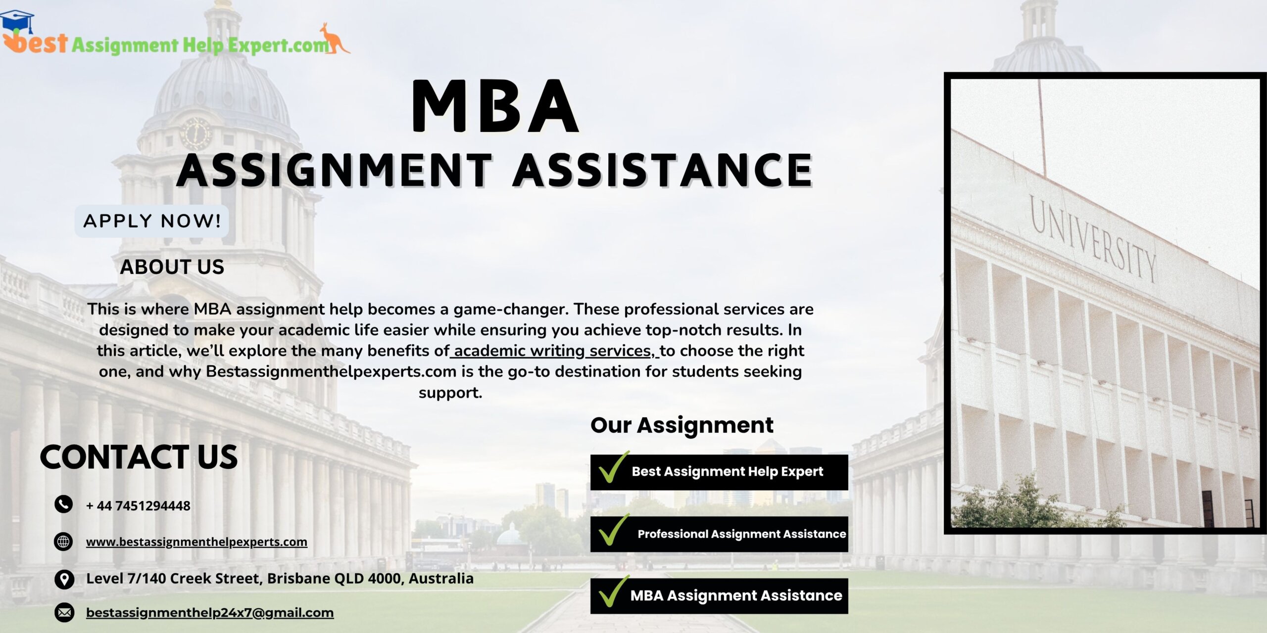 MBA Assignment Assistance