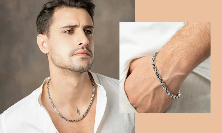 Men's silver jewellery
