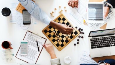 business strategy implementation concept