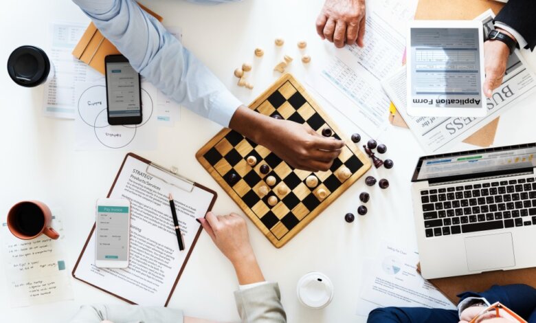 business strategy implementation concept