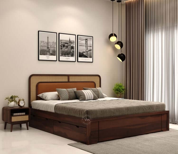 wood bed design