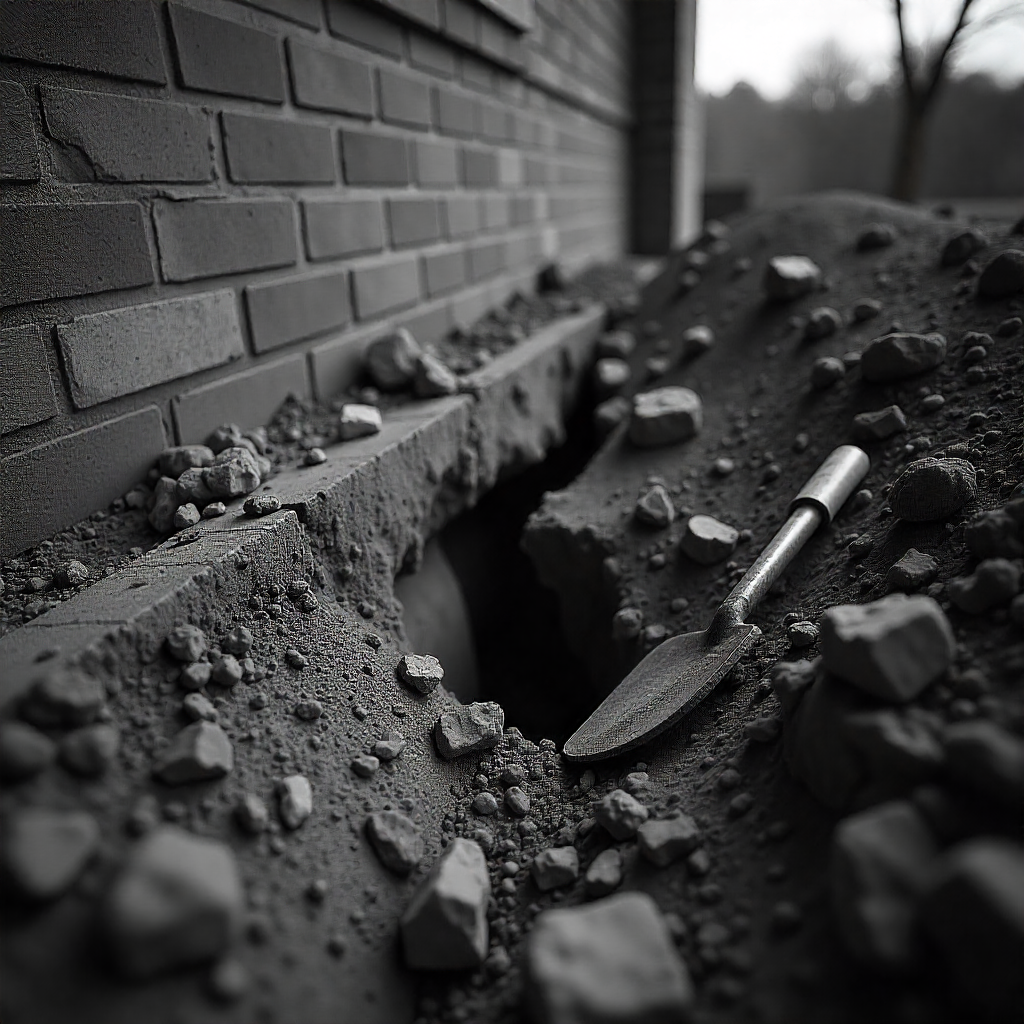 crack repair basement