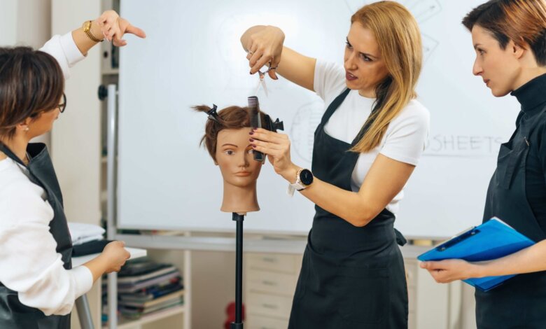 Hairdressing cutting courses
