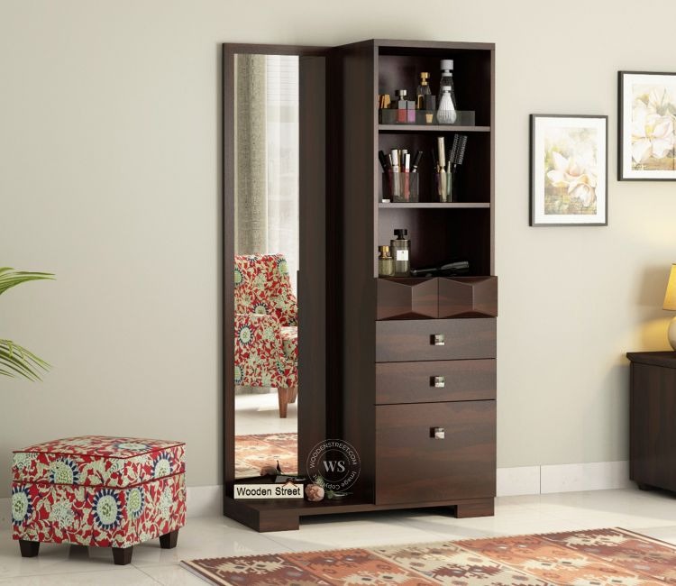 dressing table with mirror