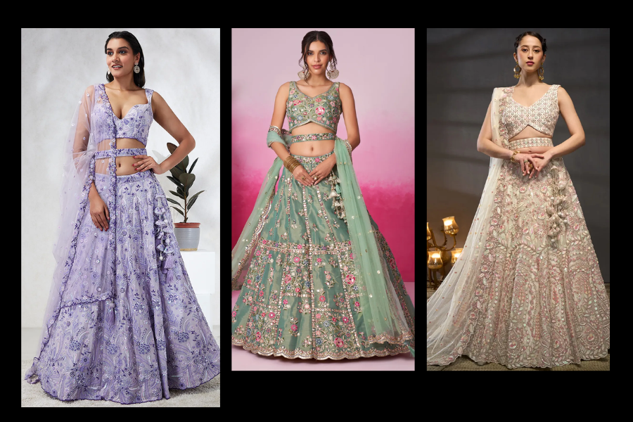 net-lehenga