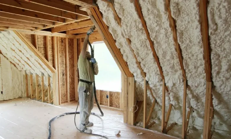 open-cell spray foam insulation