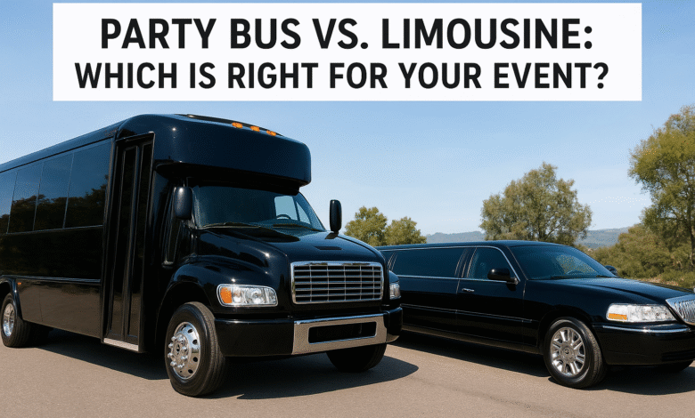 party bus vs limo
