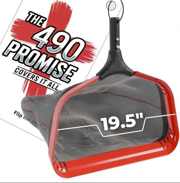 pool skimmer with leaf net