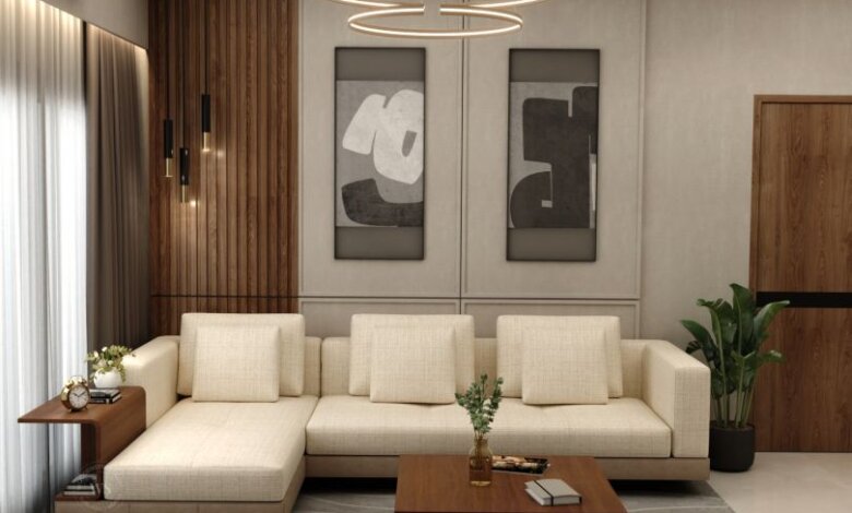 l shape sofa design from wooden street