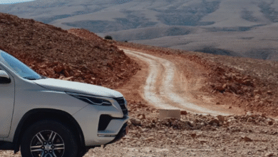 Hajar Mountains with a Rental Car