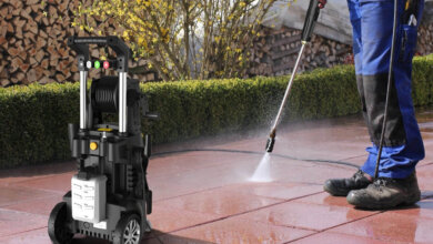 What is high-pressure water cleaning and how does it work