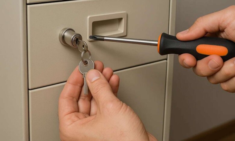 File Cabinet Lock Replacement