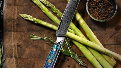 damascus utility blades