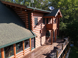 repair log cabin rot