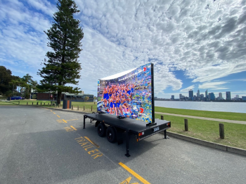 solar LED sign trailers