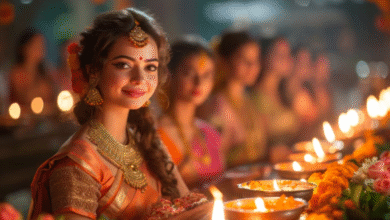 traditional dress for Diwali