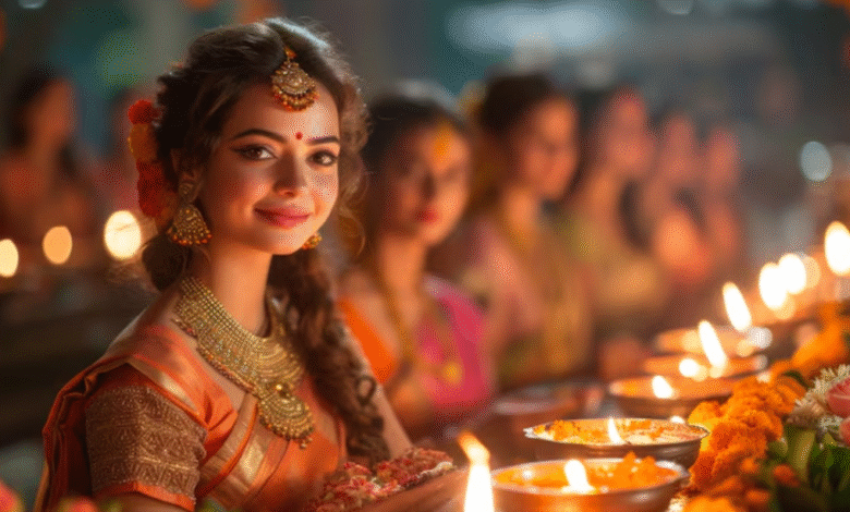 traditional dress for Diwali