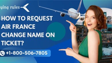 How To Request Air France Change Name On Ticket