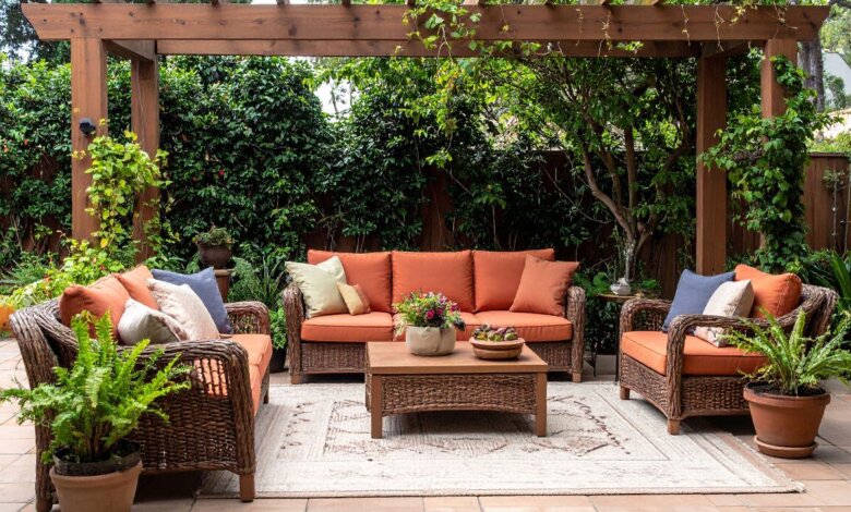 Landscaping and Patio