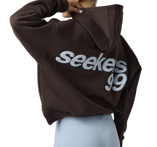 Sisters and Seekers 99 Hoodie in Ralph Chocolate Brown