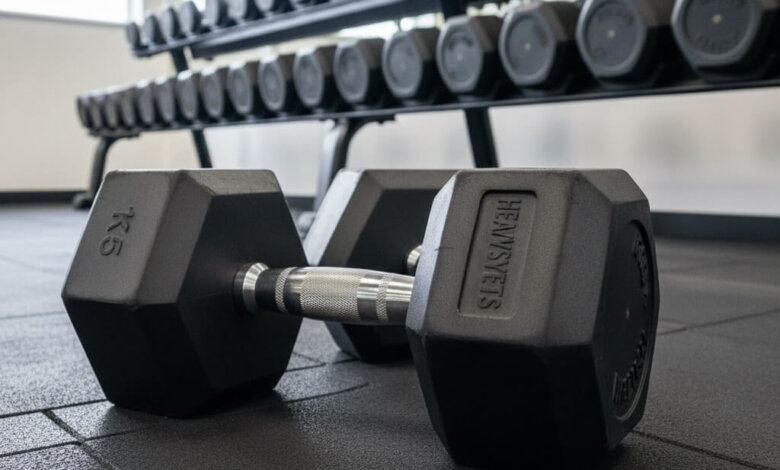 HeavySets Premium Rubber Hex Dumbbells – Features, Specs & Pricing