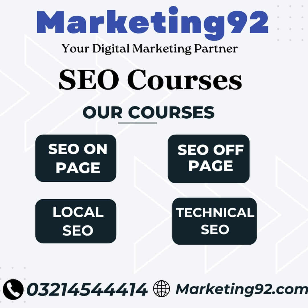 SEO courses lahore