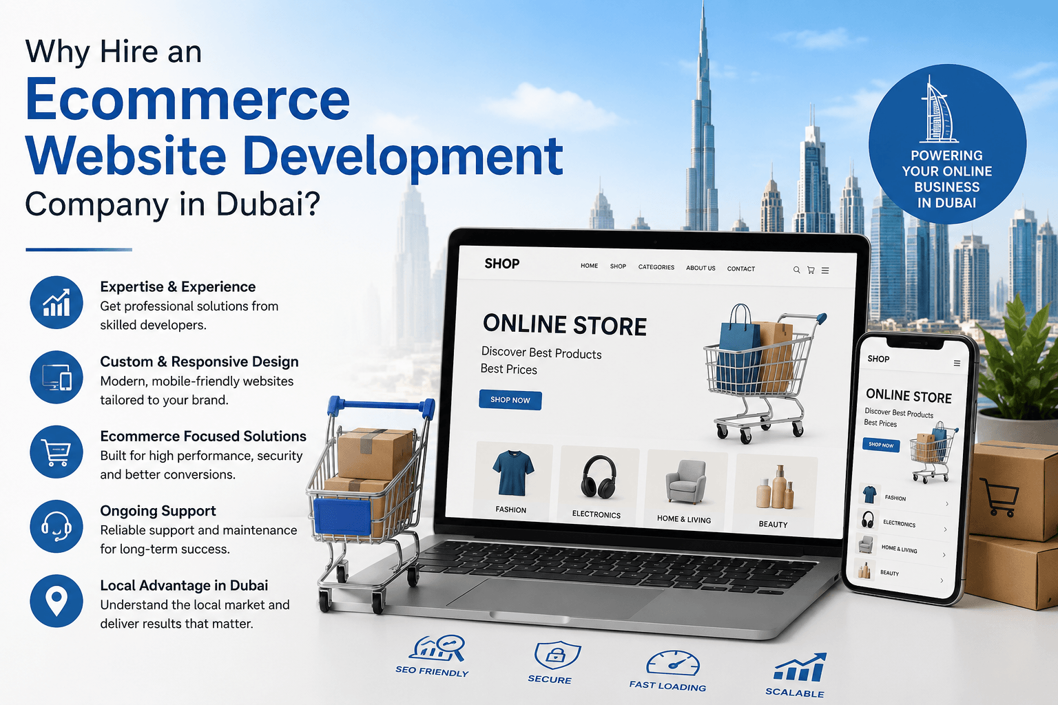 Why Hire an Ecommerce Website Development Company in Dubai?