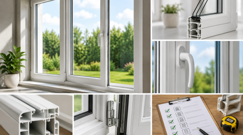 uPVC window product and inspection details