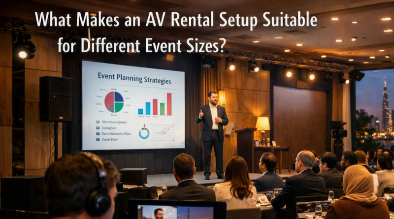 AV rental companies in Dubai