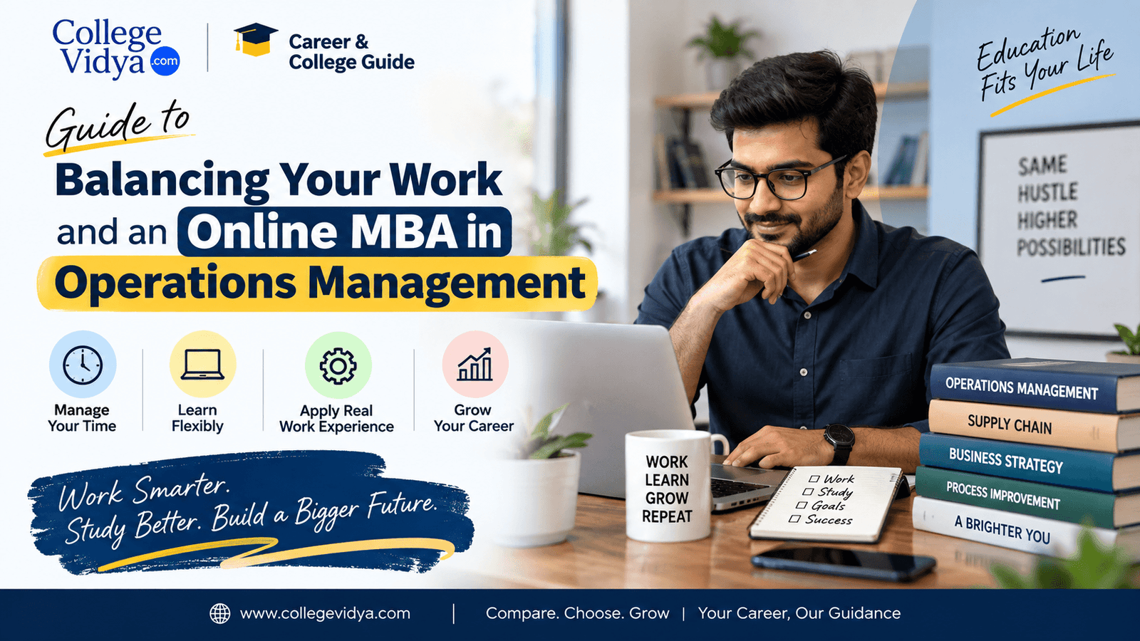 Guide to balancing your work and an Online MBA in Operations Management